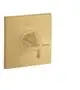 AXOR-HG-AXOR-Citterio-Thermostat-HighFlow-Unterputz-mit-Kreuzgriff-Brushed-Gold-Optic-39716250 gallery number 1